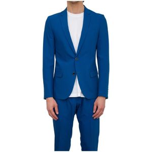 Antony Morato, Blauw Pak Jas Blauw, Heren, Maat:M