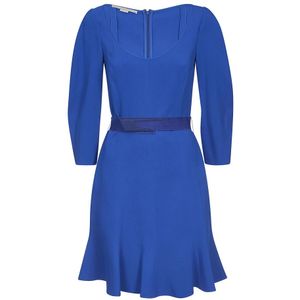 Stella McCartney, Feestjurk met driekwart mouwen Blauw, Dames, Maat:XS