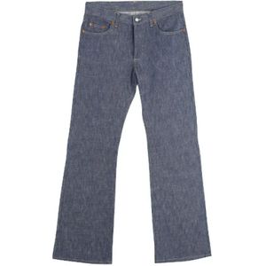 Gucci Vintage, Pre-owned, Dames, Blauw, L, Katoen, Pre-owned Cotton jeans