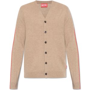 Diesel, ‘K-Zante’ cardigan Beige, Heren, Maat:S