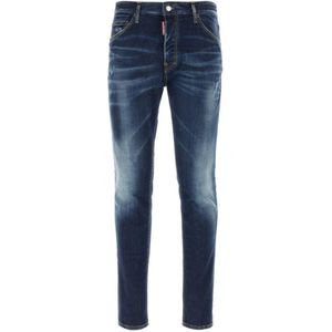 Dsquared2, Jeans, Heren, Blauw, XL, Denim, Klassieke Denim Jeans voor dagelijks gebruik