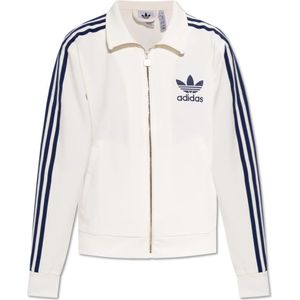 Adidas Originals, Sweatshirts & Hoodies, Dames, Wit, XS, Polyester, Ritssluitingssweatshirt