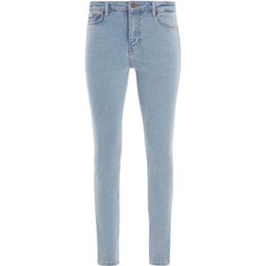 Guess, Jeans, Dames, Blauw, W27, Denim, Slim Fit Denim Broek