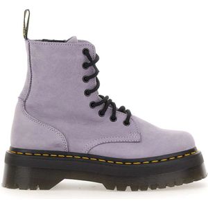 Dr. Martens, Schoenen, Dames, Paars, 40 EU, Paarse Laarzen - Klassieke Stijl