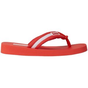 Kenzo, Flip Flops met Grafische Print Rood, Dames, Maat:36 EU