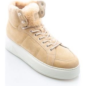 Woolrich, Schoenen, Dames, Beige, 38 EU, Suède, Wfw 232.516 Beige