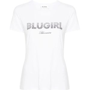 Blugirl, Tops, Dames, Wit, L, Witte T-shirts en Polos