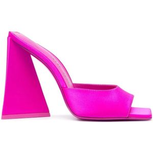 The Attico, Schoenen, Dames, Roze, 38 EU, Leer, Heeled Mules