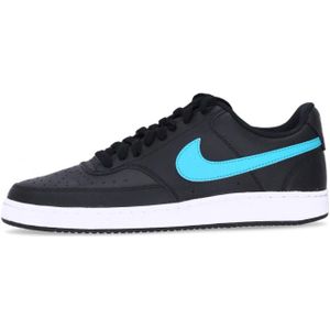 Nike, Next Nature Low Court Vision Sneakers Zwart, Heren, Maat:45 EU