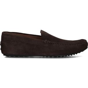 Stefano Lauran, Schoenen, Heren, Bruin, 41 EU, Suède, Heren Bio Slip-On Mocassins Bruin