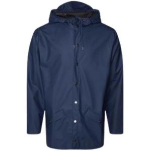 Rains, Mantels, Dames, Blauw, S, Polyester, Functionele Unisex Regenjas