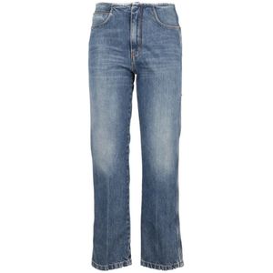 Covert, Jeans, Dames, Blauw, W25, Cropped Slim Fit Jeans