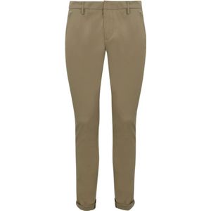 Dondup, Slim-fit Broeken Beige, Heren, Maat:W30