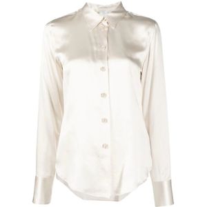 Eleventy, Blouses Beige, Dames, Maat:L