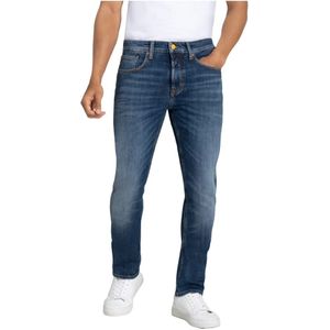 Mac, Arne, Jubileum Denim - Moderne Slim-Fit Jeans Blauw, Heren, Maat:W31 L32
