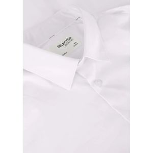 Selected Homme, Overhemden, Heren, Wit, M, Casual Slim Fit White Shirt