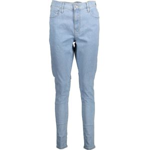 Levi's, Jeans, Dames, Blauw, W30 L30, Katoen, Lichtblauwe Super Skinny Katoenen Jeans