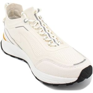 Paul & Shark, Schoenen, Heren, Beige, 44 EU, Leer, Iconische Fin Hardloopschoenen