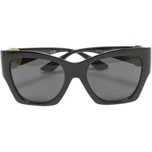 Versace Pre-owned, Pre-owned Acetate sunglasses Zwart, Dames, Maat:ONE Size