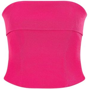 Emporio Armani, Stijlvolle TOP voor een trendy look Roze, Dames, Maat:S