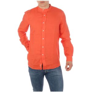 Aspesi, Overhemden, Heren, Oranje, XL, Bruce Overhemd - Stijl 85294