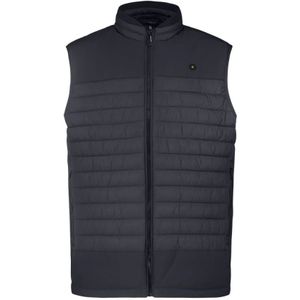 No Excess, Jassen, Heren, Blauw, 2Xl, Gewatteerde Bodywarmer