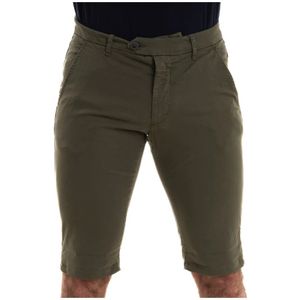 Roy Roger's, Korte broeken, Heren, Groen, W31, Lichtgekleurde Bermuda Shorts