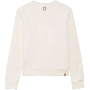 Ines De La Fressange Paris, Sweatshirts & Hoodies, Dames, Beige, L, Katoen, Clémence ecru sweater - Clémence ecru sweater
