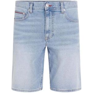 Tommy Hilfiger, Korte broeken, Heren, Blauw, W32, Denim, Blauwe Denim Shorts voor Mannen