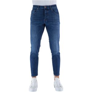 Don The Fuller, Jeans, Heren, Blauw, W36, Katoen, Slim-fit Jeans