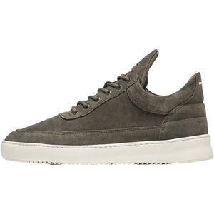 Filling Pieces, Schoenen, Heren, Groen, 40 EU, Low Top Suede Green