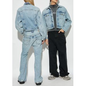 Balenciaga, Jassen, unisex, Blauw, L, Denim, Denim jas