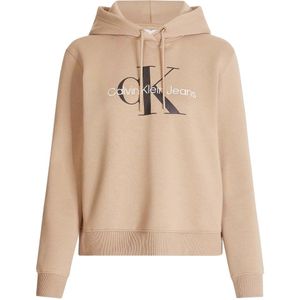 Calvin Klein Jeans, Sweatshirts & Hoodies, Dames, Beige, L, Hoodie