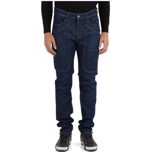 Jeckerson, Jeans, Heren, Blauw, W33, Katoen, Slim Fit Five-Pocket Jeans