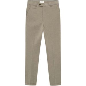 Les Deux, Broeken, Heren, Beige, W28, Polyester, Slim Fit Twill Suit Pants