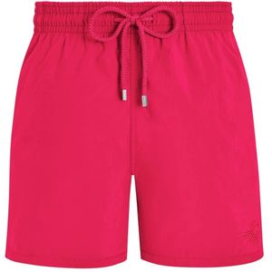 Vilebrequin, Badkleding, Heren, Rood, XL, Rode zwembroek met elastische taille