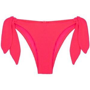 F**k, Badkleding, Dames, Roze, M, Polyester, Americano Slip MET Verstelbare Knopen Everglow