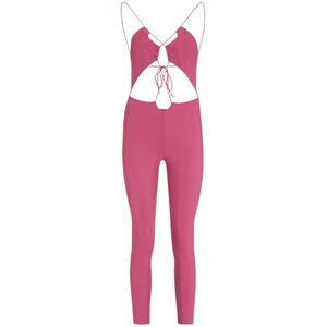 Amazuin, Jumpsuits & Playsuits, Dames, Paars, ONE Size, Jersey Jumpsuit met Uitsparingen