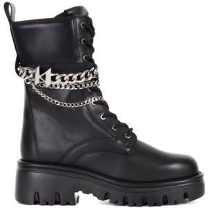 Karl Lagerfeld, Schoenen, Dames, Zwart, 36 EU, Zwarte Bikery