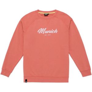Munich, Sweatshirts & Hoodies, Heren, Rood, XL, Katoen, Casual Urban Sweatshirt Soft Washed Cotton