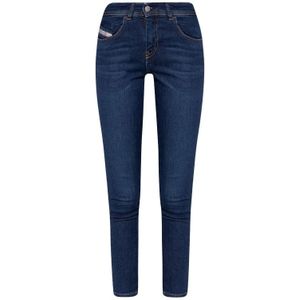 Diesel, Jeans, Dames, Blauw, W26 L32, Katoen, Skinny jeans