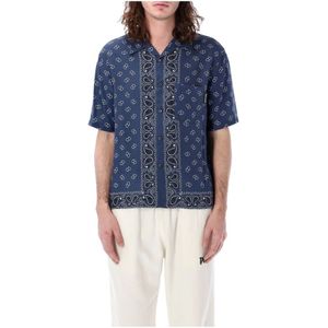 Palm Angels, Paisley Bowling Shirt Veelkleurig, Heren, Maat:M