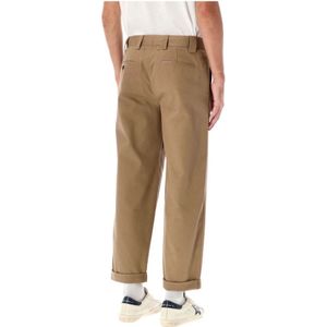 Golden Goose, Broeken, Heren, Beige, L, Klassieke Chino Broek voor Heren