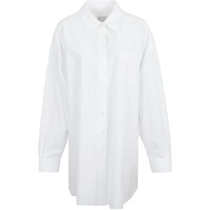 Maison Margiela, Maison Margiela Overhemden Collectie Wit, Dames, Maat:L