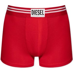 Diesel, Ondergoed, Heren, Rood, M, Katoen, Umbx-Damien boxershorts met logo