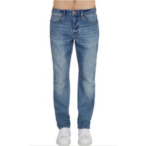 Armani Exchange, Broeken, Heren, Blauw, W31, Denim, Skinny Denim Jeans voor Mannen