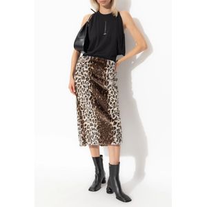 Alexander McQueen, Rokken, Dames, Bruin, XS, Dierenprint rok