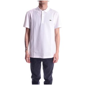 Lacoste, Heren Live Polo Shirt - Wit Wit, Heren, Maat:L