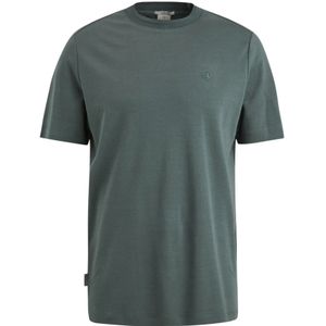 Cast Iron, Tops, Heren, Groen, L, Katoen, Regular Fit Ronde Hals T-Shirt Interlock