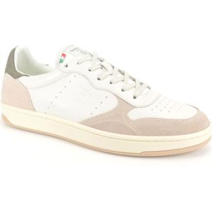 Pantofola d'Oro, Wit + Beige Sneaker N. Beige, Heren, Maat:42 EU